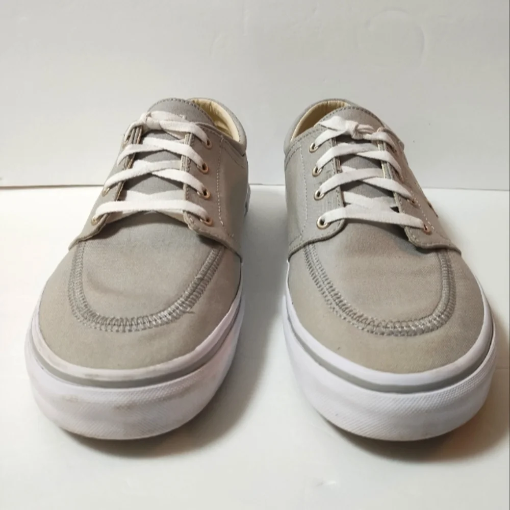 Polo Ralph Lauren‎ Canvas Sneakers Men's Shoes Size 12 Lace Up Gray Faxon X